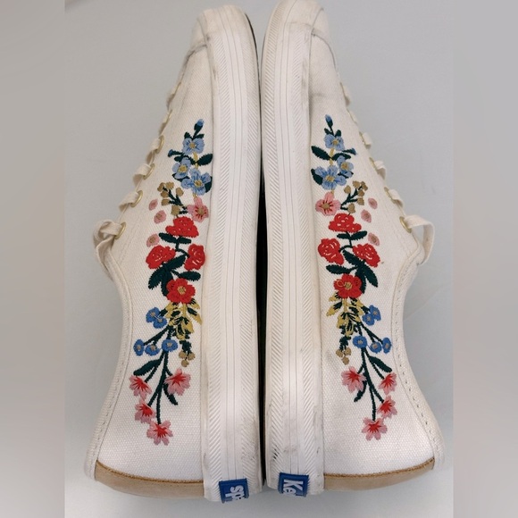 Keds x Rifle Paper Co Floral Embroidered Canvas Sneakers- 7 - Picture 7 of 7
